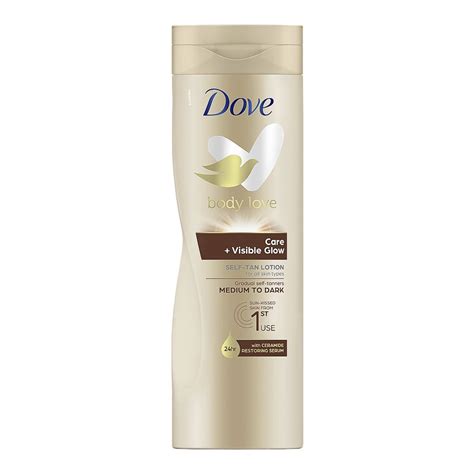 dove body love self tan lotion review